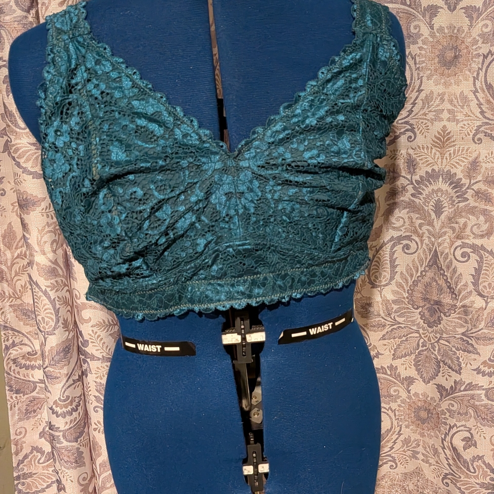 Parfait Teal Lace Bralette